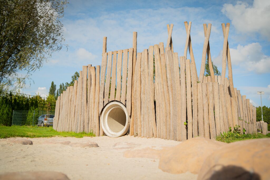 groen duurzaam natuurlijk speelgebied KDV 't Heikantje Nuenen
