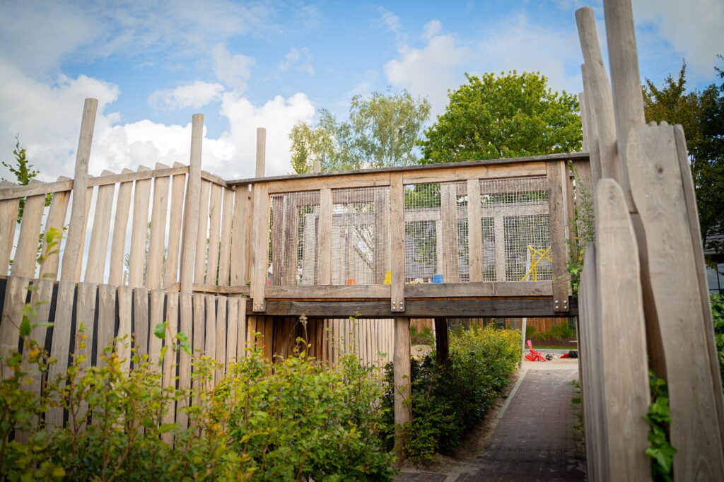 groen duurzaam natuurlijk speelgebied KDV 't Heikantje Nuenen