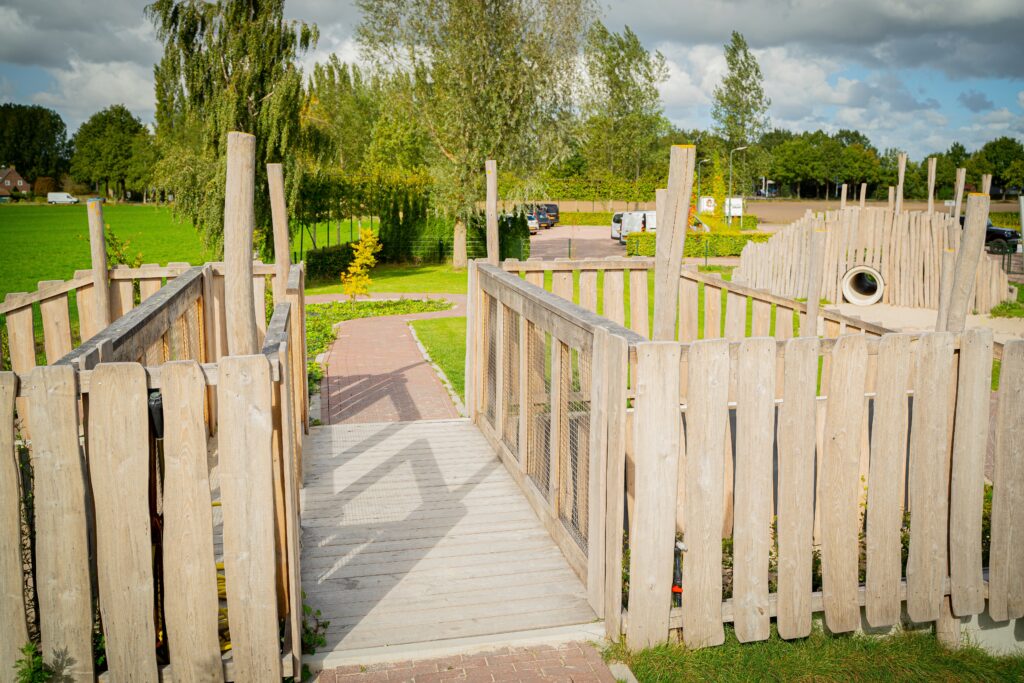 groen duurzaam natuurlijk speelgebied KDV 't Heikantje Nuenen